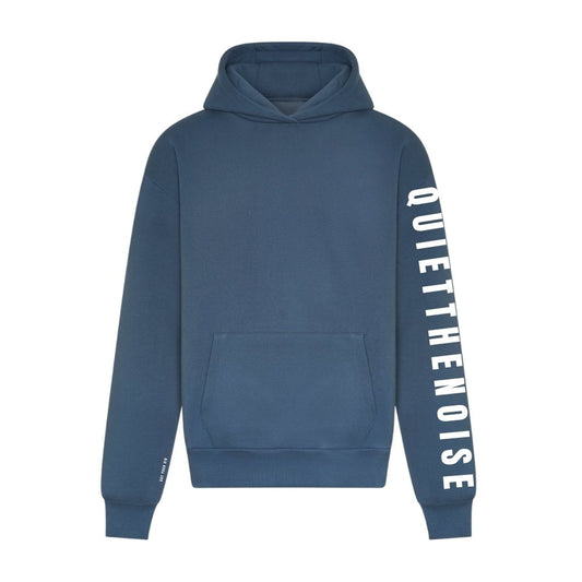 Quiet The Noise Range | Mental Health Hoodie | Atlantic Blue