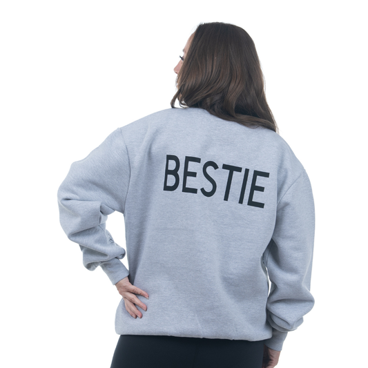 Someone Jumper | Who has got your six? | BESTIE | Light Grey