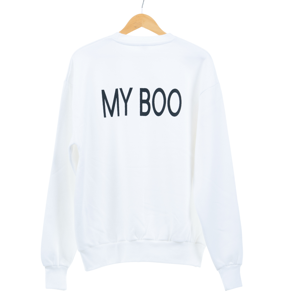 Someone Jumper | Who has got your six? | MY BOO | White