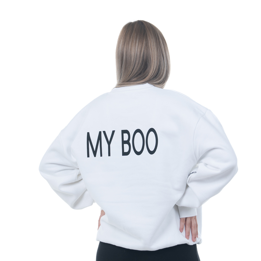 Someone Jumper | Who has got your six? | MY BOO | White