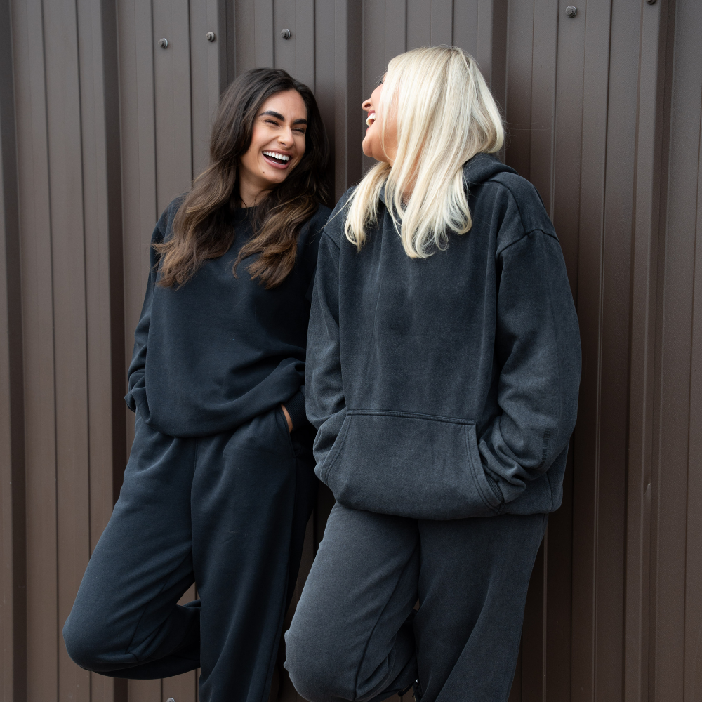 Washed Out Range | Vintage Sweater | Black