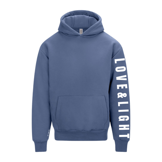 Love & Light Collection | Mental Health Hoodie | Atlantic Blue