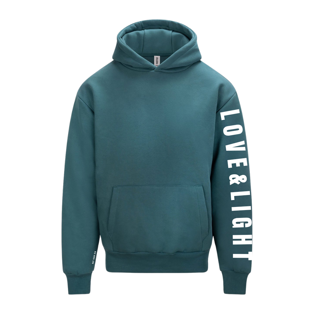 Love & Light Collection | Mental Health Hoodie | Teal