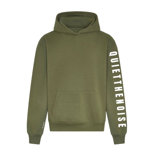 Quiet The Noise Range | Mental Health Hoodie | Khaki