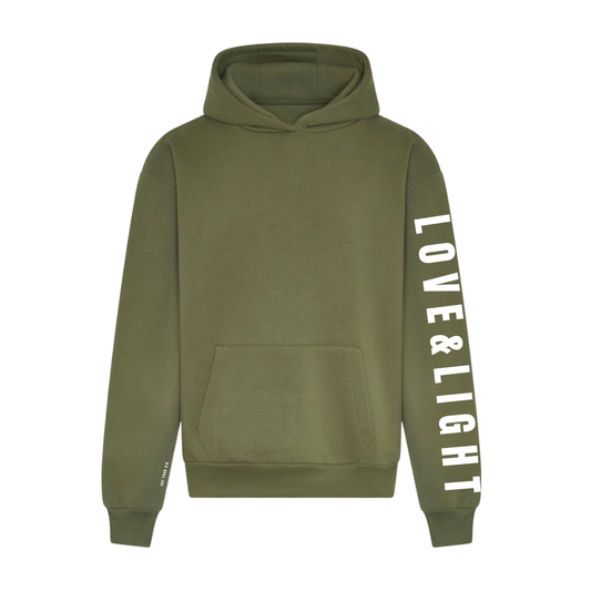 Love & Light Collection | Mental Health Hoodie | Khaki