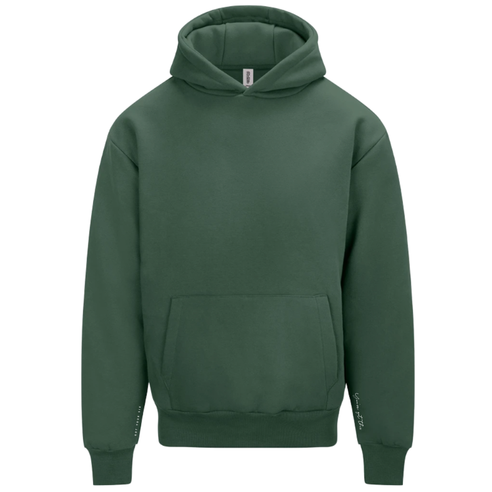 Strength Collection | Breathe Hydrate Repeat Hoodie | Bottle Green