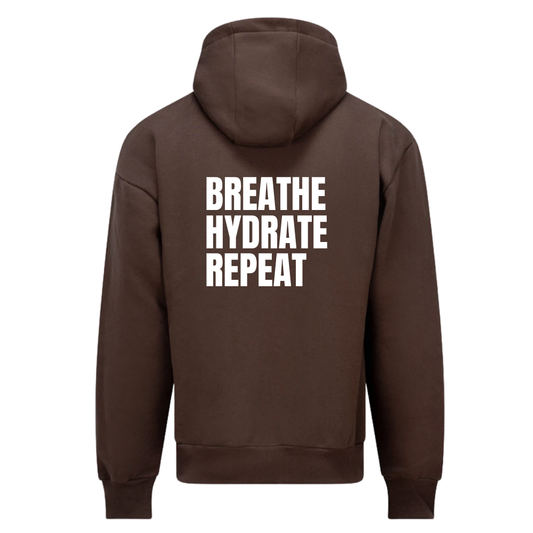 Strength Collection | Breathe Hydrate Repeat Hoodie | Espresso