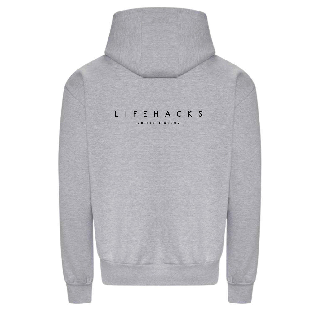 Storyteller Hoodie | Life Hacks Hoodie | Unisex Oversized Hoodie | Light Grey