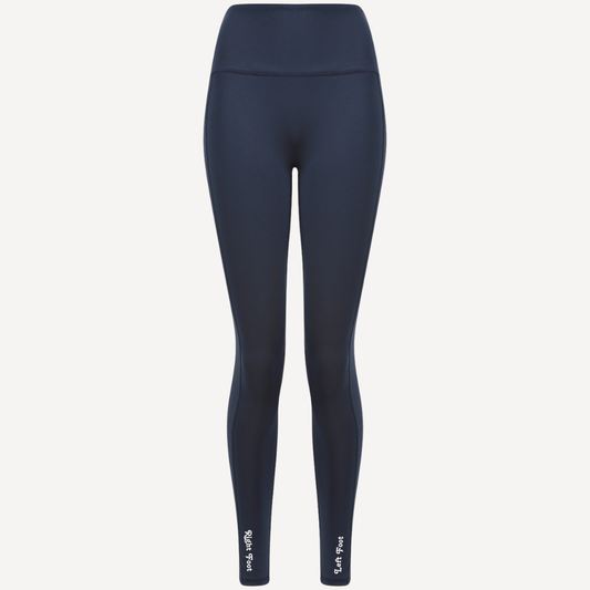 Navy Blue Fitted Leggings with Pocket | Adult Leggings