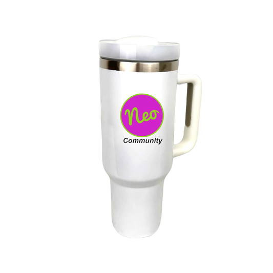 Neo Community | 40oz Drinking Cup with Straw