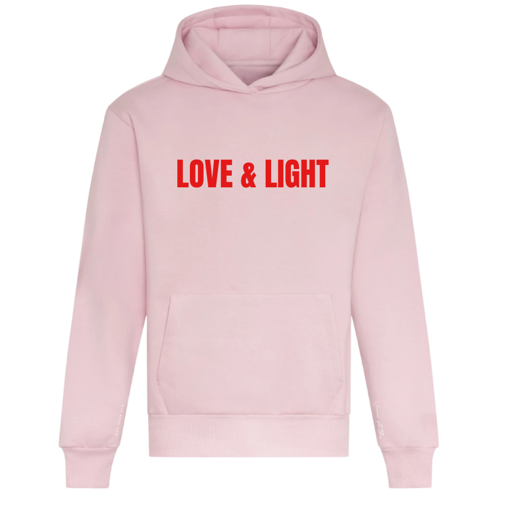 SPECIAL EDITION | Valentines Hoodie | Love & Light | Baby Pink