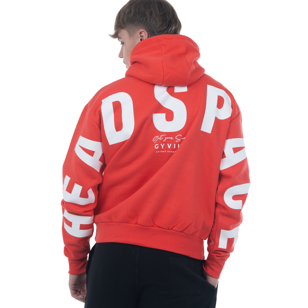 Signature Hoodie | Get Your Six Headspace | Mental Health Hoodie | Soft Red