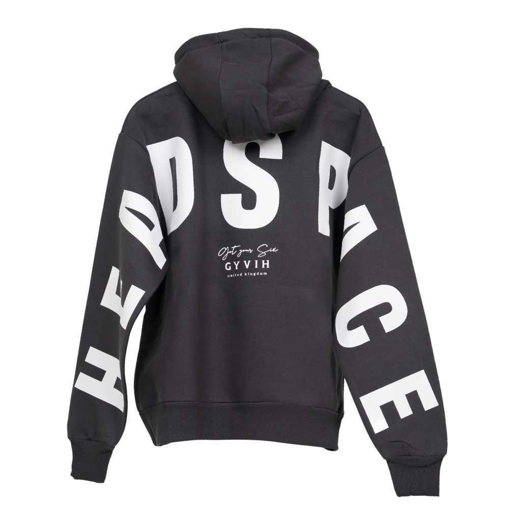 Signature Hoodie | Got Your Six Headspace | Mental Health Hoodie | Charcoal