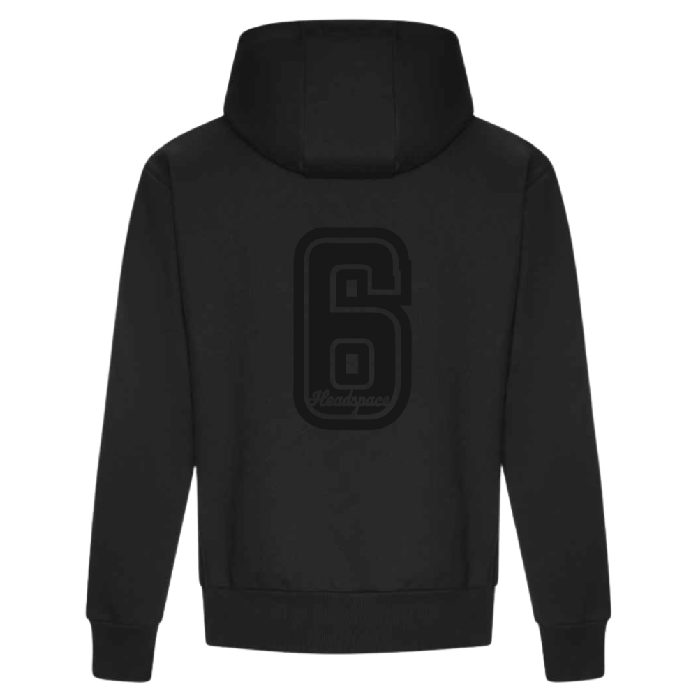 Six Hoodie | Mental Health Hoodie | Black