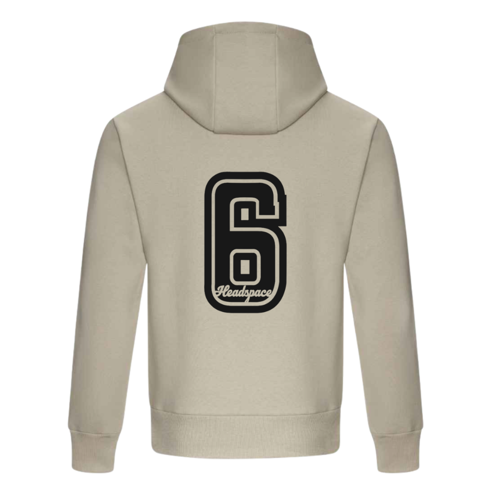 Six Hoodie | Mental Health Hoodie | Natural Stone