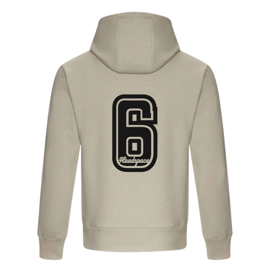 Six Hoodie | Mental Health Hoodie | Natural Stone