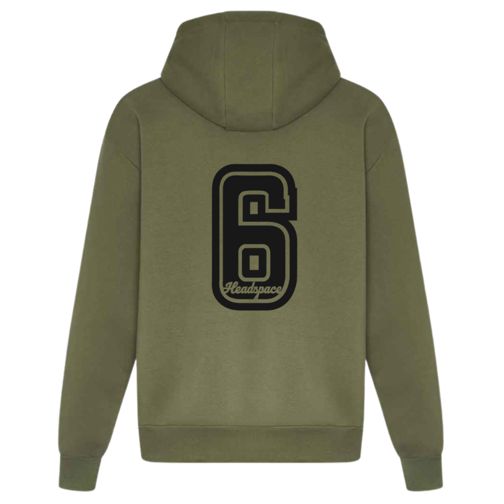 Six Hoodie | Mental Health Hoodie | Khaki