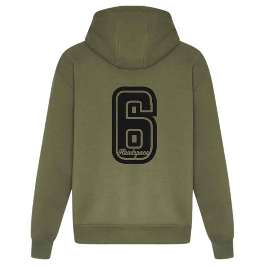 Six Hoodie | Mental Health Hoodie | Khaki