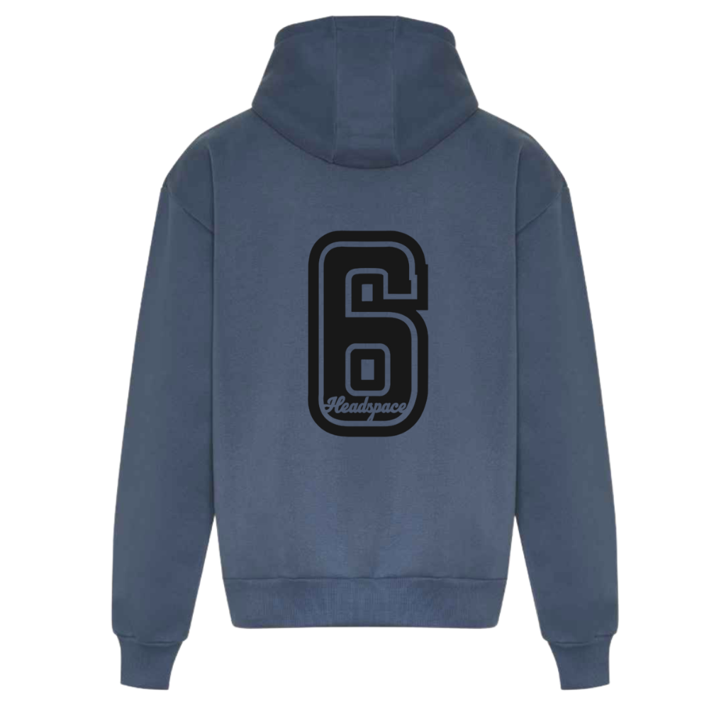 Six Hoodie | Mental Health Hoodie | Airforce Blue