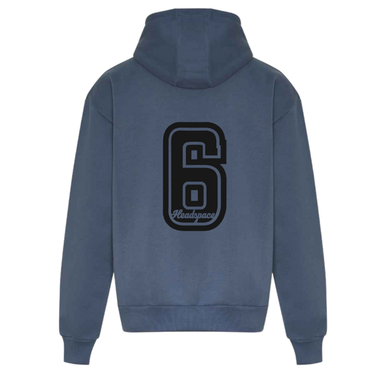 Six Hoodie | Mental Health Hoodie | Airforce Blue
