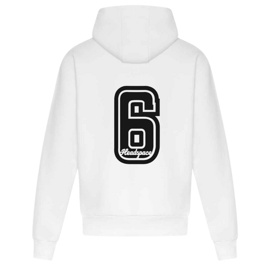 Six Hoodie | Mental Health Hoodie | White