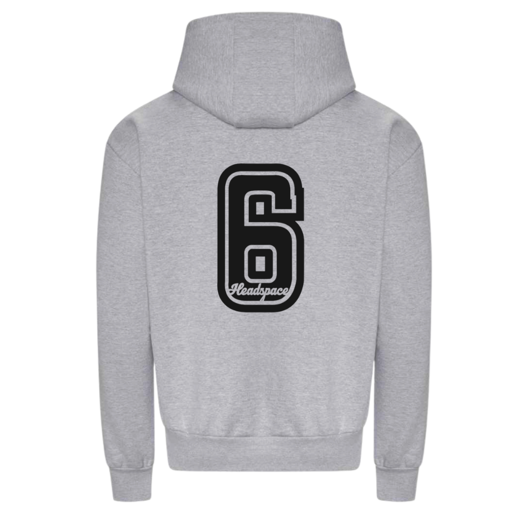 Six Hoodie | Mental Health Hoodie | Light Grey