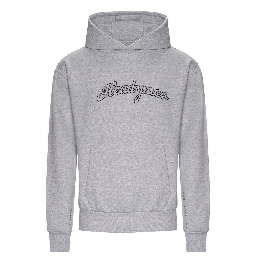 Selfie Hoodie | Headspace | Mental Health Hoodie | Light Grey