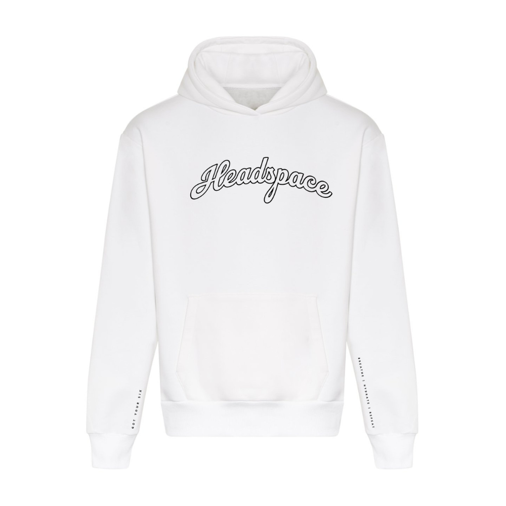 Selfie Hoodie | Headspace | Mental Health Hoodie | White