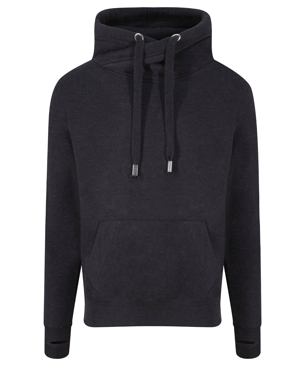 Plain Cross Neck Hoodie | Heavyweight Any Gender Hoodie | Hoodie